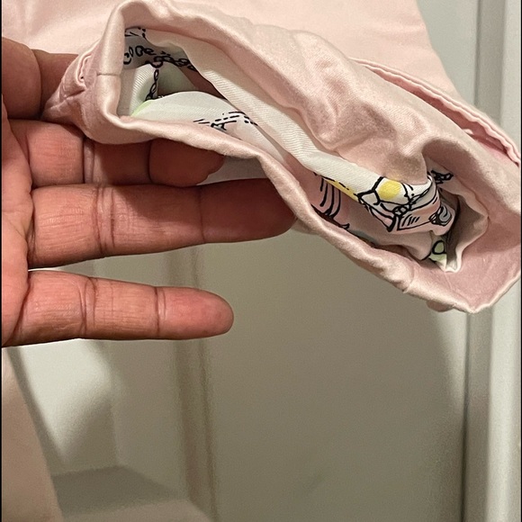 Vintage Casual Corner Pale Pink Trenchcoat Size Small - Picture 7 of 11